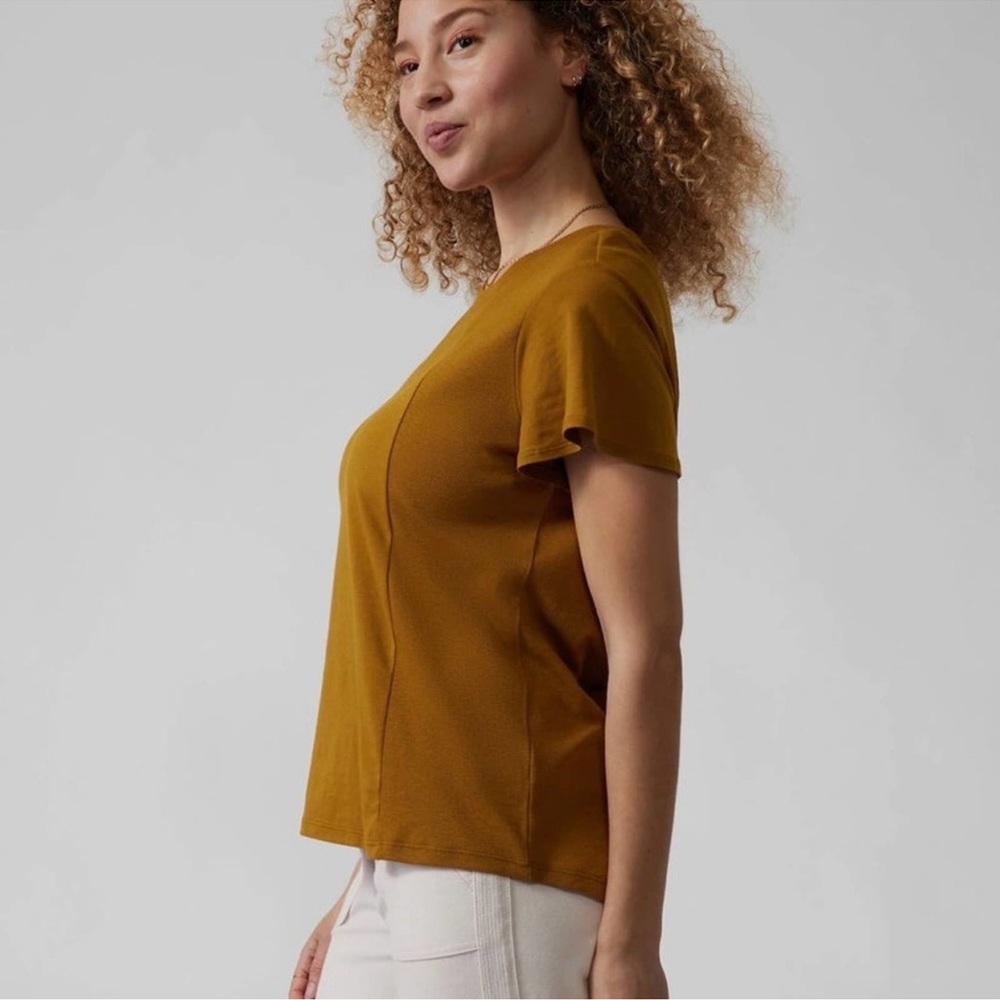 Athleta Skyway Flutter Sleeve Tee Size: S - Picture 2 of 7